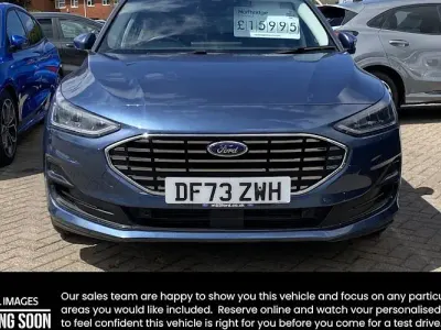 Used Ford Focus Titanium 125 HP (91 kW) 2023 Blue Hatchback