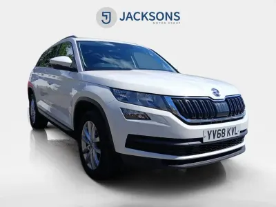 Used Skoda Kodiaq SE 150 HP (110 kW) 2019 White SUV