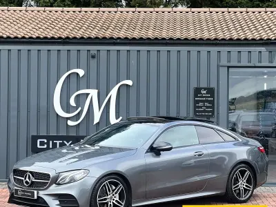 Used Mercedes E220 AMG Line Premium 2018 Grey Coupe