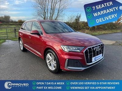 Red Used 2020 Audi Q7 S-Line SUV | £28,995 (Super price)