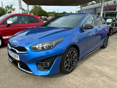 Used Kia Ceed GT-Line 158 HP (116 kW) 2022 Blue Hatchback