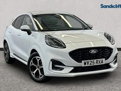 White Used 2025 Ford Puma ST-Line Hatchback | £20,365 (Fair price)
