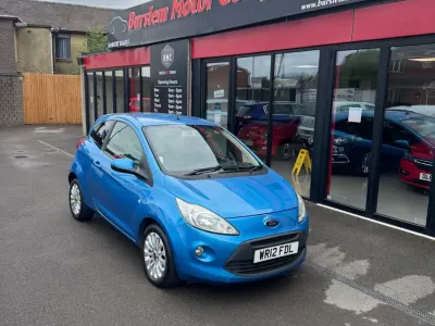 Used Ford Ka Zetec 69 HP (50 kW) 2012 Blue Hatchback