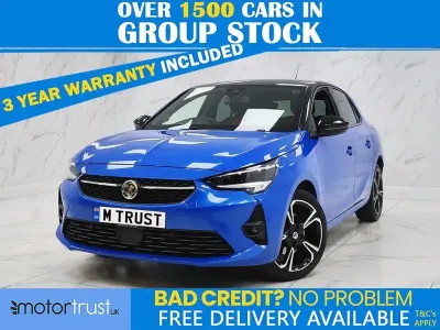 Begagnad Vauxhall Corsa Edition 130 HK (95 kW) 2021 Blå Halvkombi