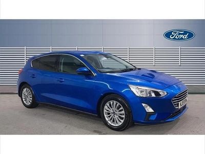 Blue Used 2019 Ford Focus Titanium Hatchback | £10,680 (Fair price)
