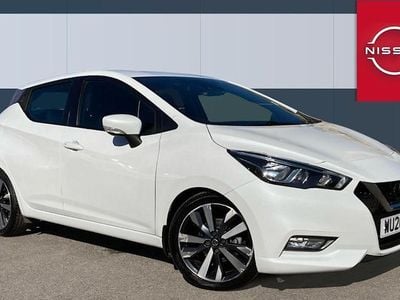 Used Nissan Micra Acenta 117 HP (86 kW) 2020 White Hatchback