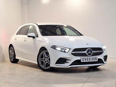 Used Mercedes A200 AMG line 163 HP (119 kW) 2019 White Hatchback