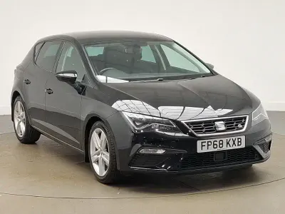 Used Seat Leon FR 130 HP (95 kW) 2019 Black Hatchback