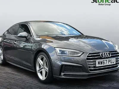 Used Audi A5 Sportback S-Line 190 HP (139 kW) 2018 Grey Hatchback