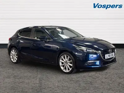 Used Mazda 3 Inclusive 120 HP (88 kW) 2018 Blue Hatchback