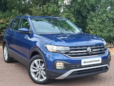 Used VW T-Cross SE 95 HP (69 kW) 2023 Blue SUV