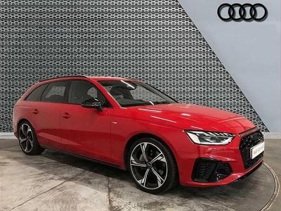 Used Audi A4 Black Edition 204 HP (150 kW) 2023 Red Estate