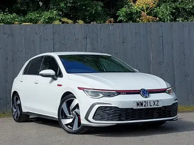 Used VW Golf VIII GTI 245 HP (180 kW) 2021 White Hatchback