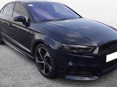 Used Audi A3 Black Edition 2019 Blue Sedan