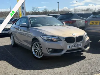 Used BMW 218 Comfort Edition 136 HP (100 kW) 2016 Silver Coupe