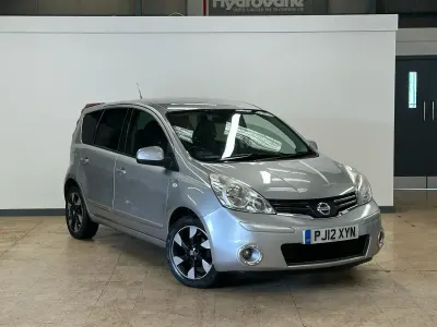 Used Nissan Note N-TEC 90 HP (66 kW) 2012 Silver Hatchback