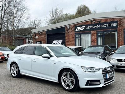 Used Audi A4 S-Line 190 HP (139 kW) 2017 White Estate