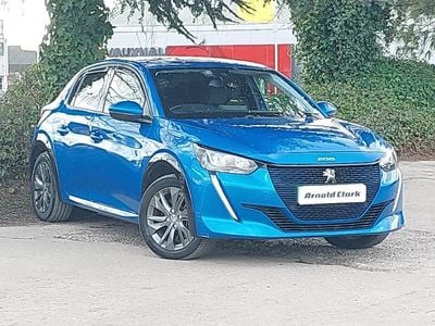 Used Peugeot e-208 Allure 100 kW (136 HP) 2021 Blue Hatchback