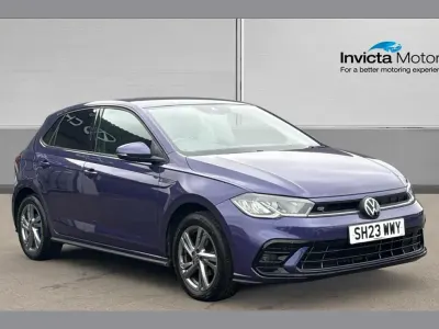 Used VW Polo R-line 95 HP (69 kW) 2023 Mauve/purple Hatchback