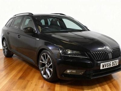 Black Used 2016 Skoda Superb SportLine Estate | £12,500 (Fair price)