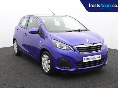 Blue Used 2019 Peugeot 108 Active Hatchback | £9,495 (Fair price)