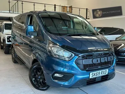 Used Ford Transit Custom Limited 130 HP (95 kW) 2020 Blue Van