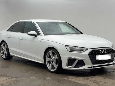 Used Audi A4 S-Line 150 HP (110 kW) 2022 White Sedan