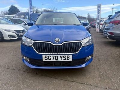 Used Skoda Fabia SE 60 HP (44 kW) 2020 Blue Hatchback
