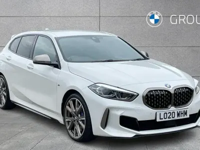 Used BMW M135 Shadowline 306 HP (225 kW) 2020 White Hatchback