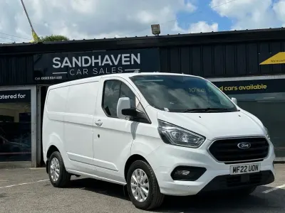 Used Ford Transit Custom Limited 130 HP (95 kW) 2022 White Van