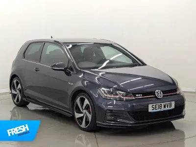 Used VW Golf VII GTI 230 HP (169 kW) 2018 Blue Hatchback