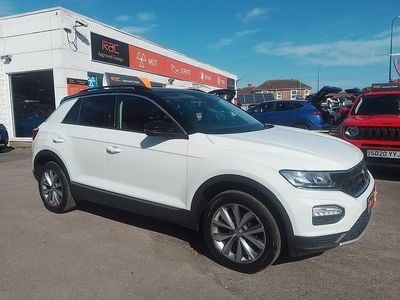 Begagnad VW T-Roc Design 115 HK (84 kW) 2020 Vit SUV