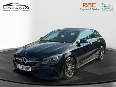 Used Mercedes CLA200 AMG line 154 HP (113 kW) 2018 Black Coupe