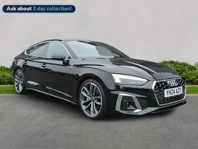 Used Audi A5 S-Line 200 HP (147 kW) 2024 Black Hatchback