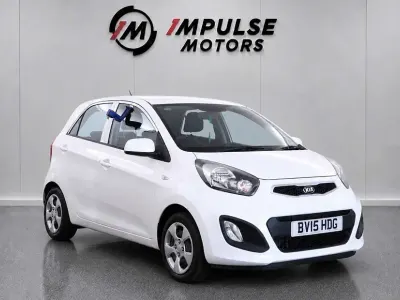 Used Kia Picanto 68 HP (50 kW) 2015 White Hatchback