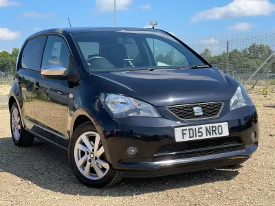 Used Seat Mii 75 HP (55 kW) 2015 Black Hatchback