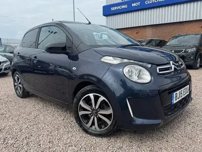 Used Citroën C1 Flair 68 HP (50 kW) 2015 Blue Hatchback