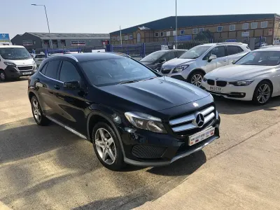 Used Mercedes GLA220 AMG line 177 HP (130 kW) 2016 Black SUV