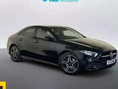 Used Mercedes A250 AMG Line Premium 218 HP (160 kW) 2021 Black Sedan