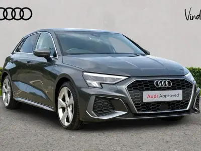 Used Audi A3 S-Line 147 HP (108 kW) 2022 Grey Sedan