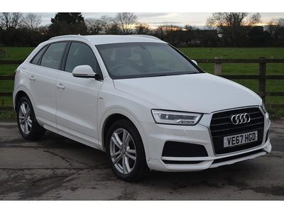 White Used 2017 Audi Q3 S-Line SUV | £11,989 (Fair price)