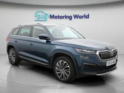 Begagnad Skoda Kodiaq SE L Executive 150 HK (110 kW) 2022 Blå SUV
