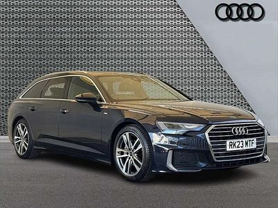 Used Audi A6 S-Line 200 HP (147 kW) 2023 Blue Estate