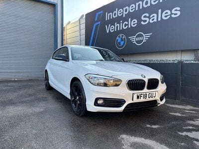 Used BMW 118 Sport Line 136 HP (100 kW) 2018 White Hatchback