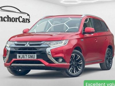 Used Mitsubishi Outlander P-HEV 203 HP (149 kW) 2017 Red Estate