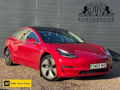Red Used 2020 Tesla Model 3 Long Range AWD Sedan | £14,799 (Good price)