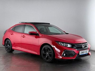 Red Used 2018 Honda Civic EX Hatchback | £12,950 (Fair price)