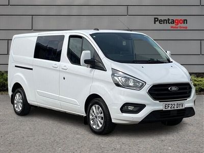 used Ford Transit Custom 2.0 320 Ecoblue Limited Crew Van 5dr Diesel Manual L2 H1 Euro 6 s/s 130 Ps