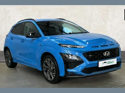 Second-hand Hyundai Kona N Line 120 CP (88 kW) 2021 Albastru SUV