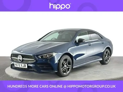 Used Mercedes CLA250e AMG line 218 HP (160 kW) 2023 Blue Coupe